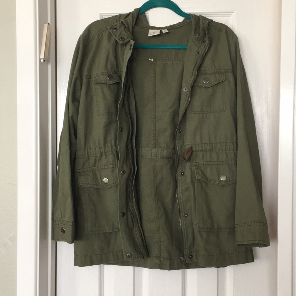 army green jacket